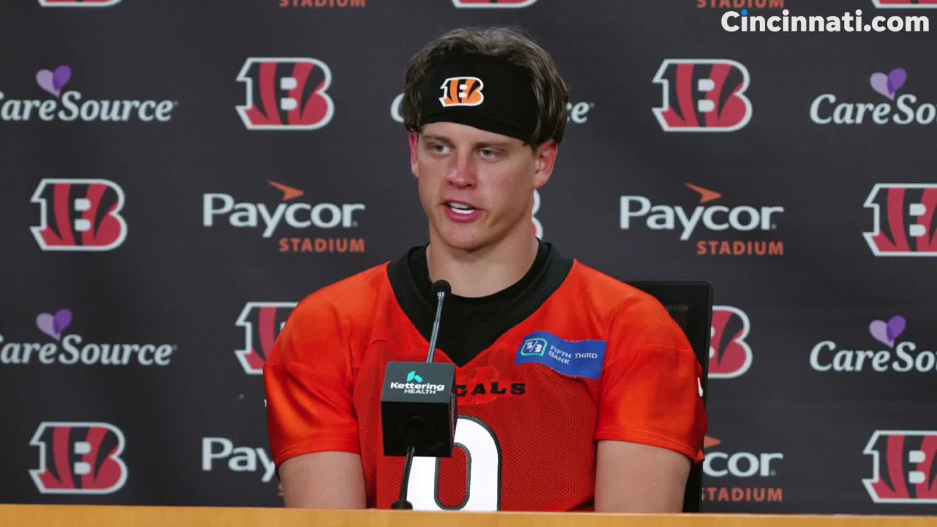 VIDEO: Joe Burrow press conference after first training camp practice