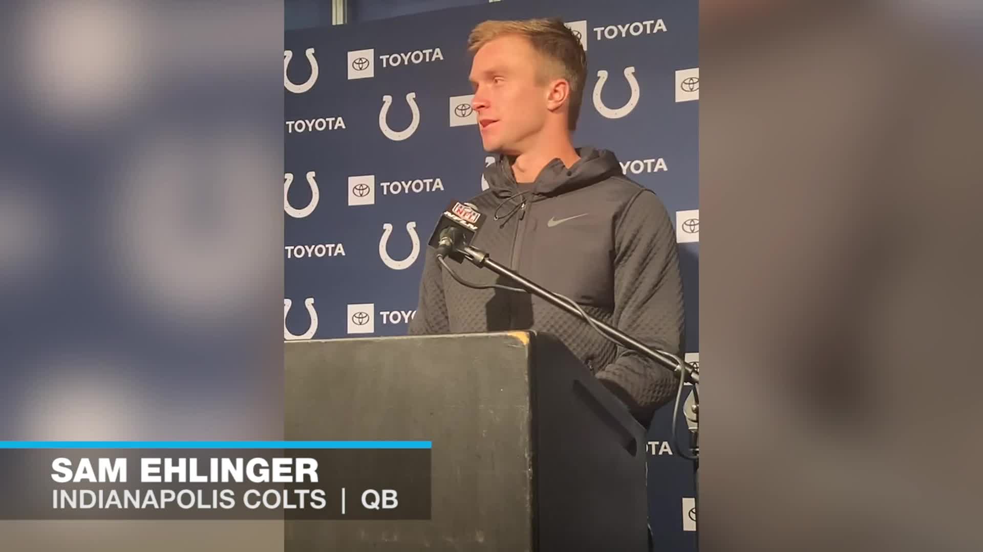 Colts' Ehlinger: Loss to Patriots 'It's unacceptable'