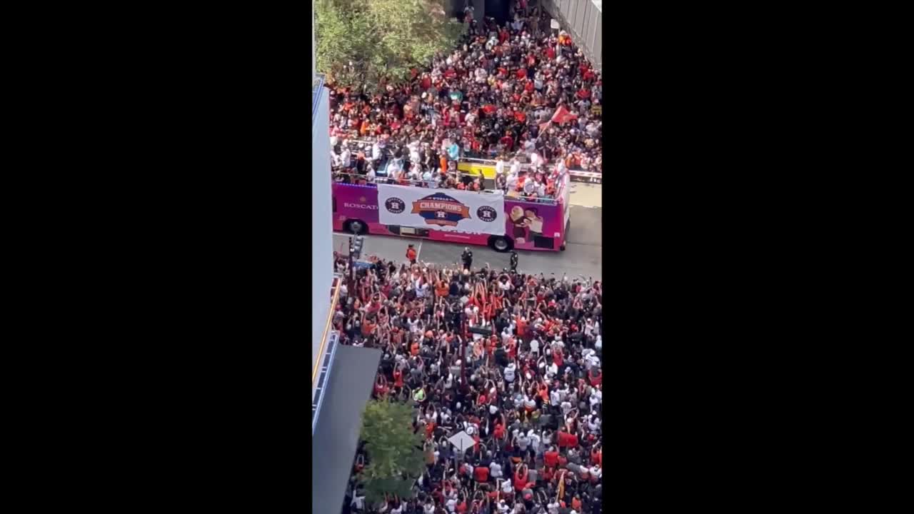 Thousands Gather to Celebrate Houston Astros World Series Championship