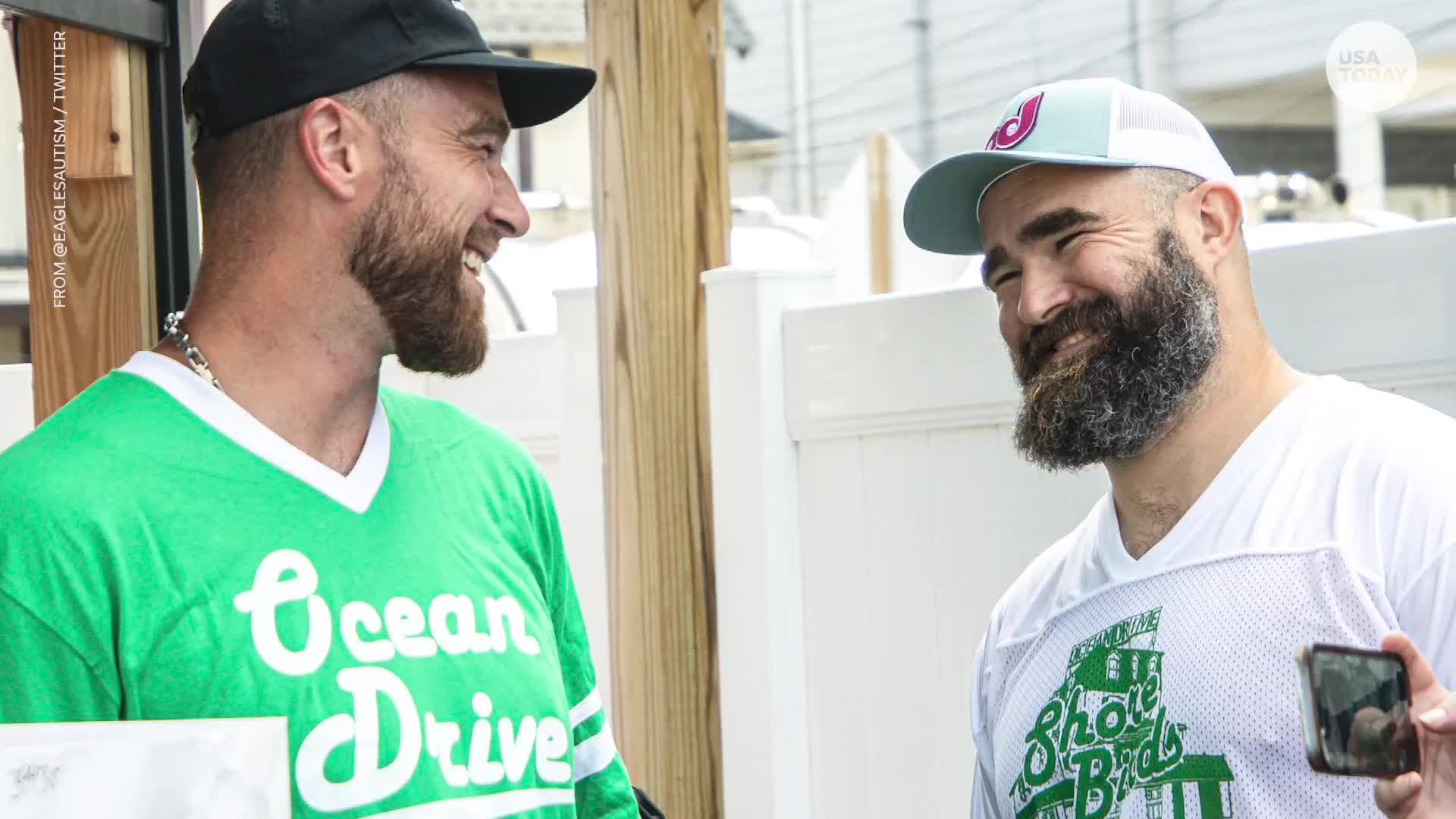 Jason Kelce's celebrity bartending event raises more than $375,000 for  Eagles Autism Foundation