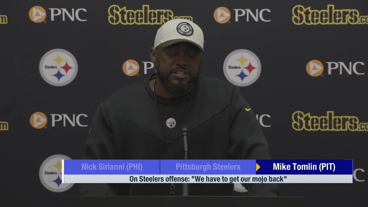 Mike Tomlin on Steelers' offensive woes through two weeks: 'We have to get  our mojo back'