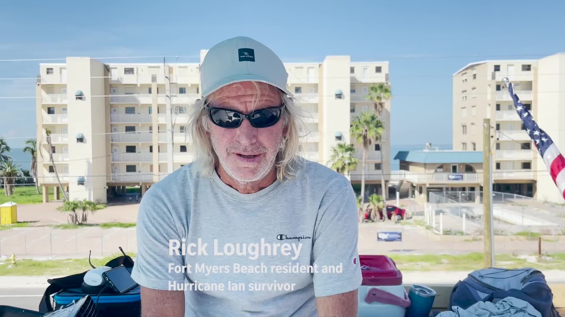 Rick on the roof ends protest after six days on his Fort Myers Beach garage