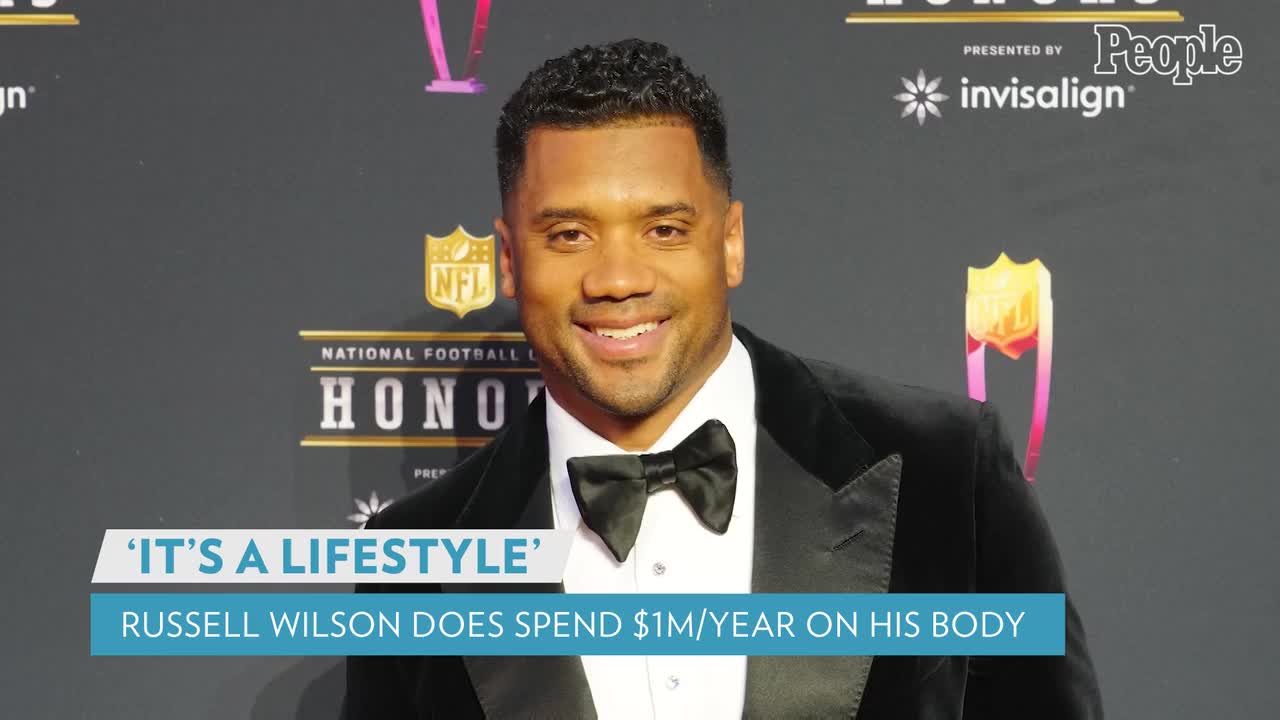 Noticeably thinner Russell Wilson says he's excited to play again