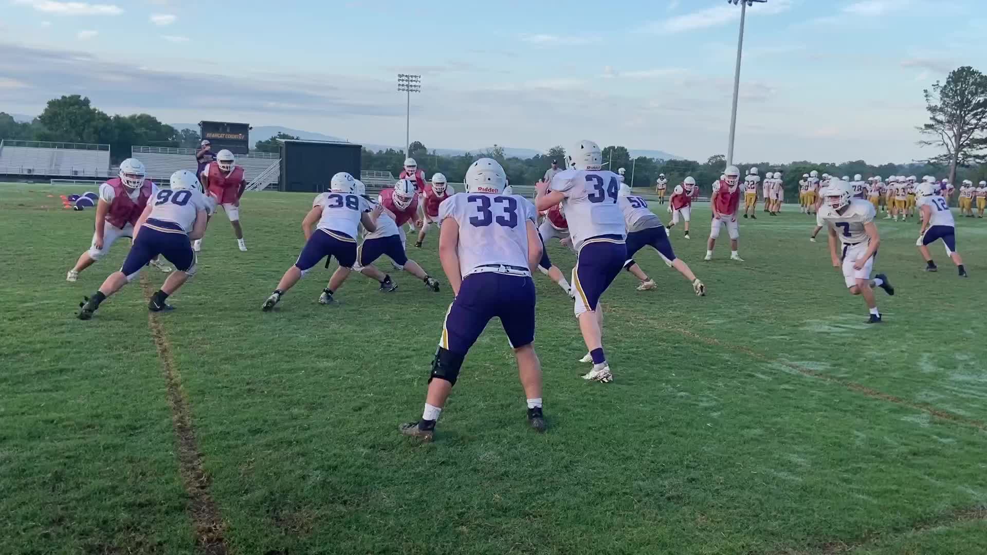 Buffalo Bills fullback Reggie Gilliam holds sports camp at Westland