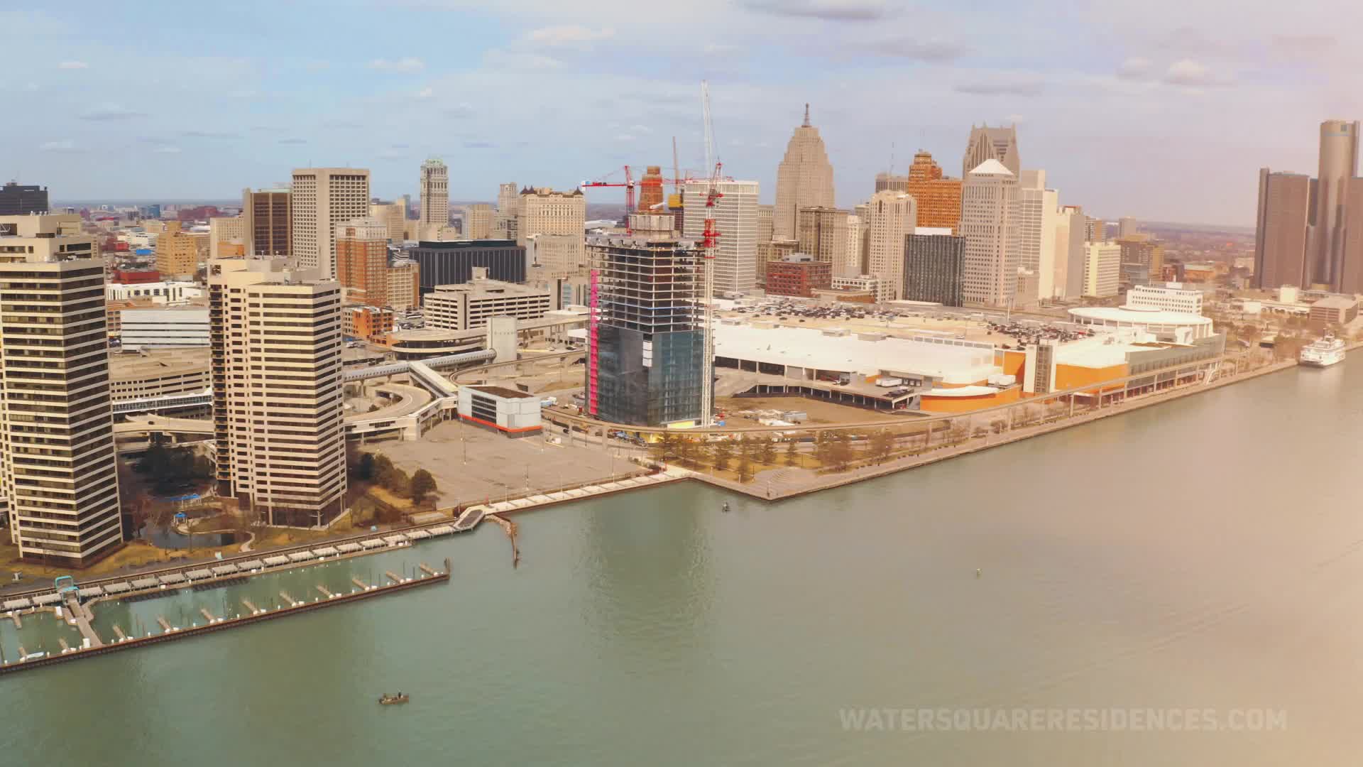 Joe Louis Arena site tower could be finished in spring 2024