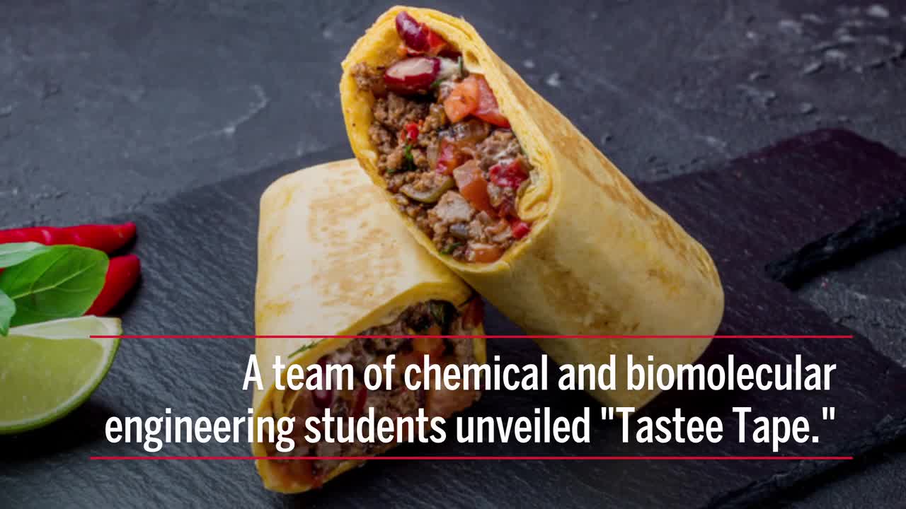 Edible 'burrito tape' invented by Johns Hopkins students