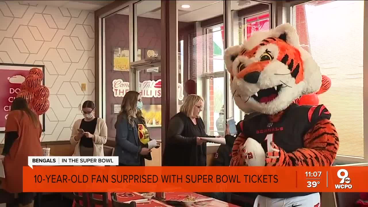 10-year-old Bengals fan with rare condition surprised with Super Bowl  tickets