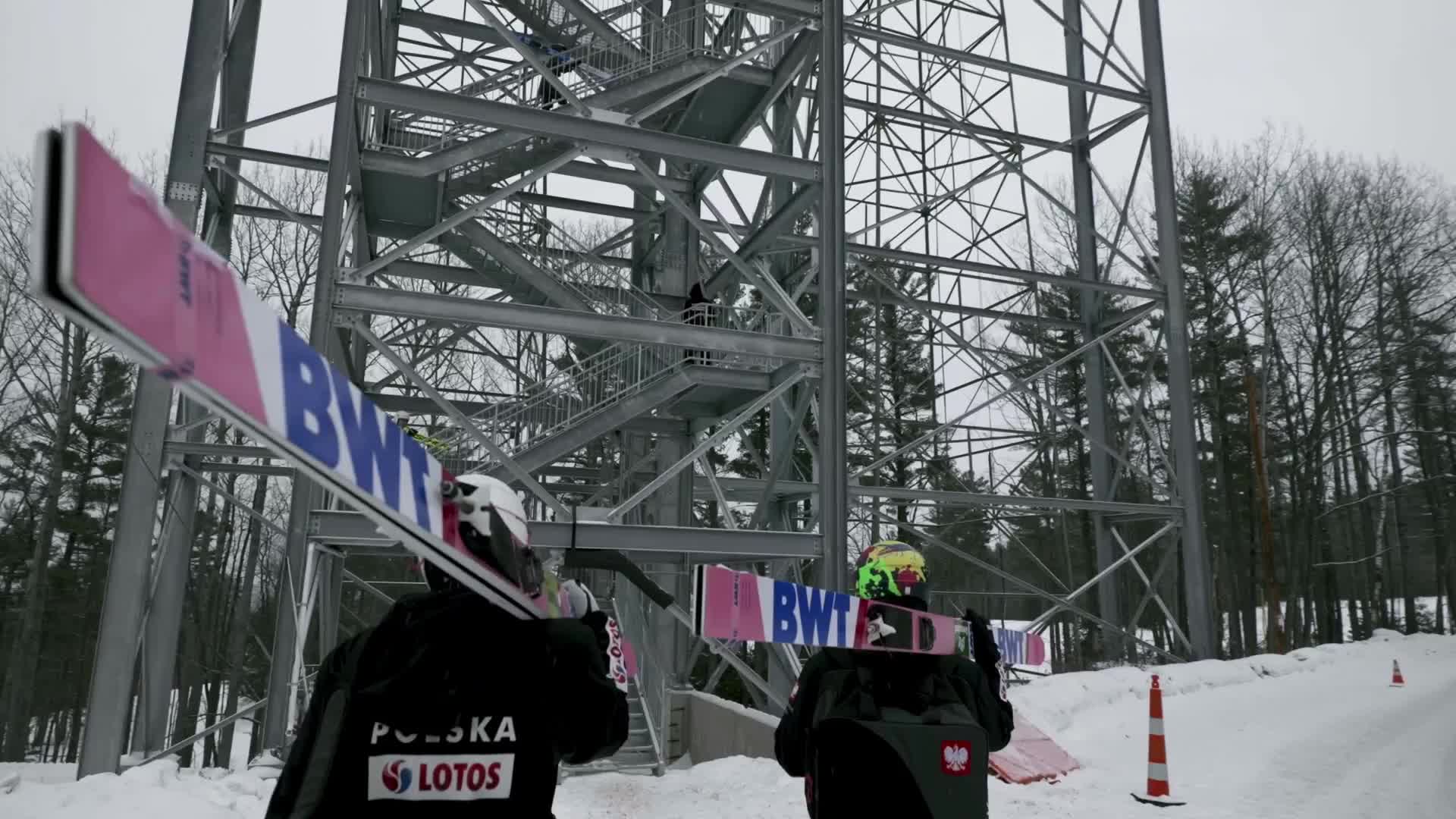 Whats it like to ski jump? Ride along with a jumper at Pine Mountain