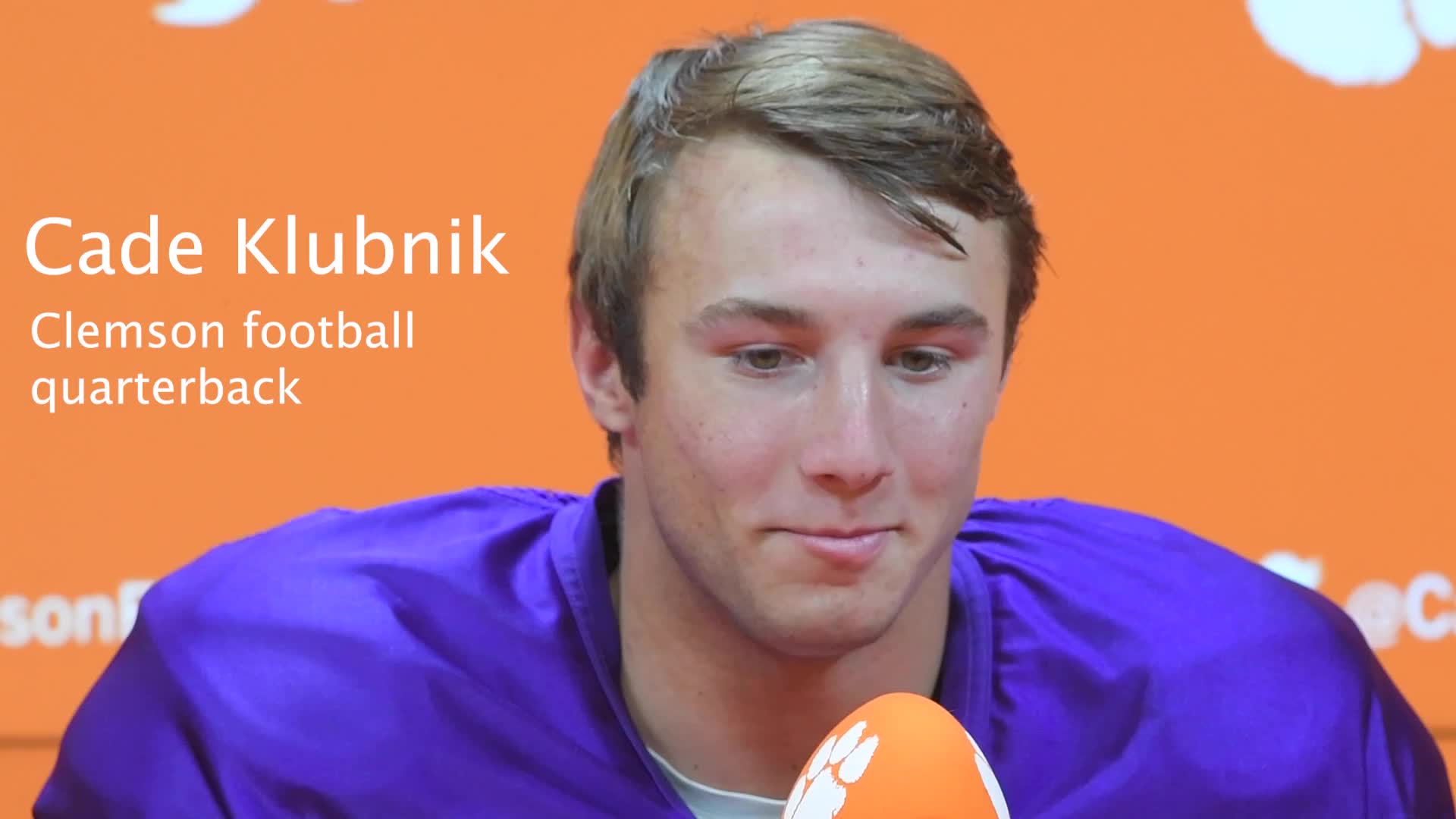 Clemson's Klubnik winning over teammates with leadership