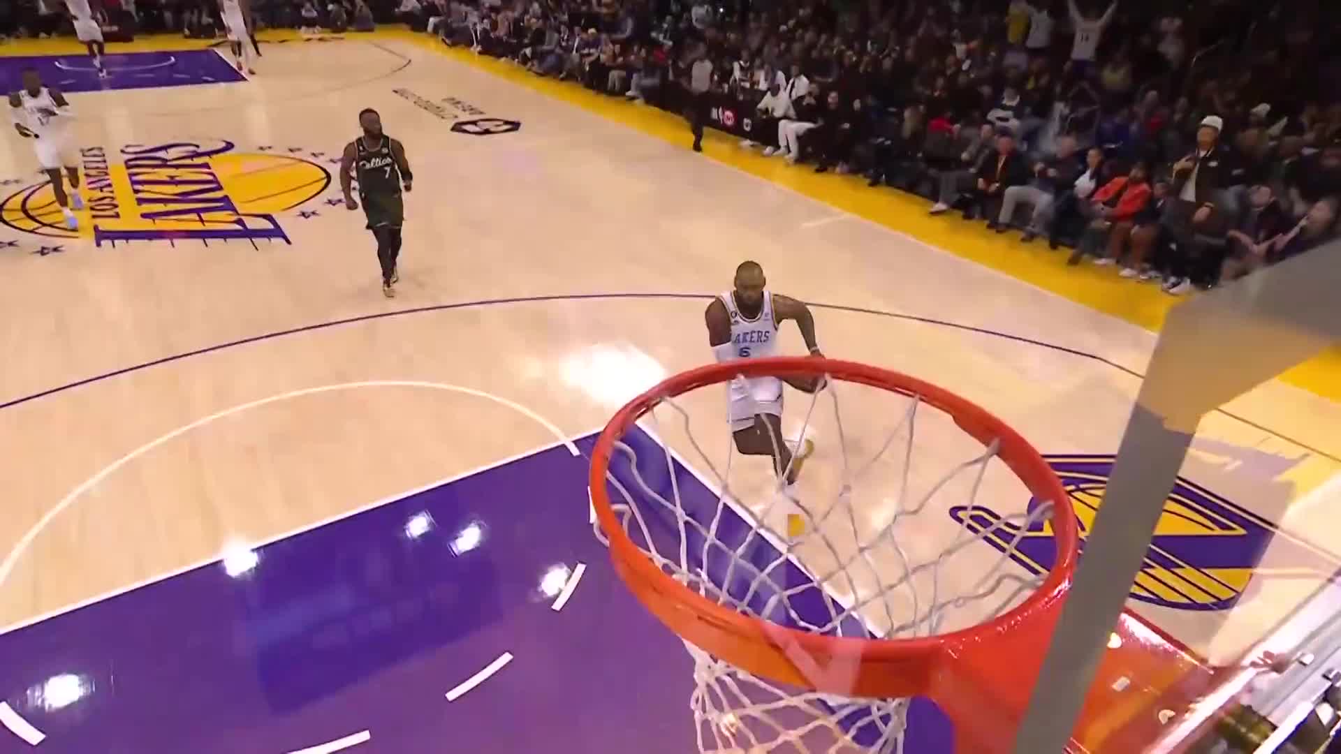 LeBron James throws down HUGE dunk on Kevin Love  NBA News  Sky Sports