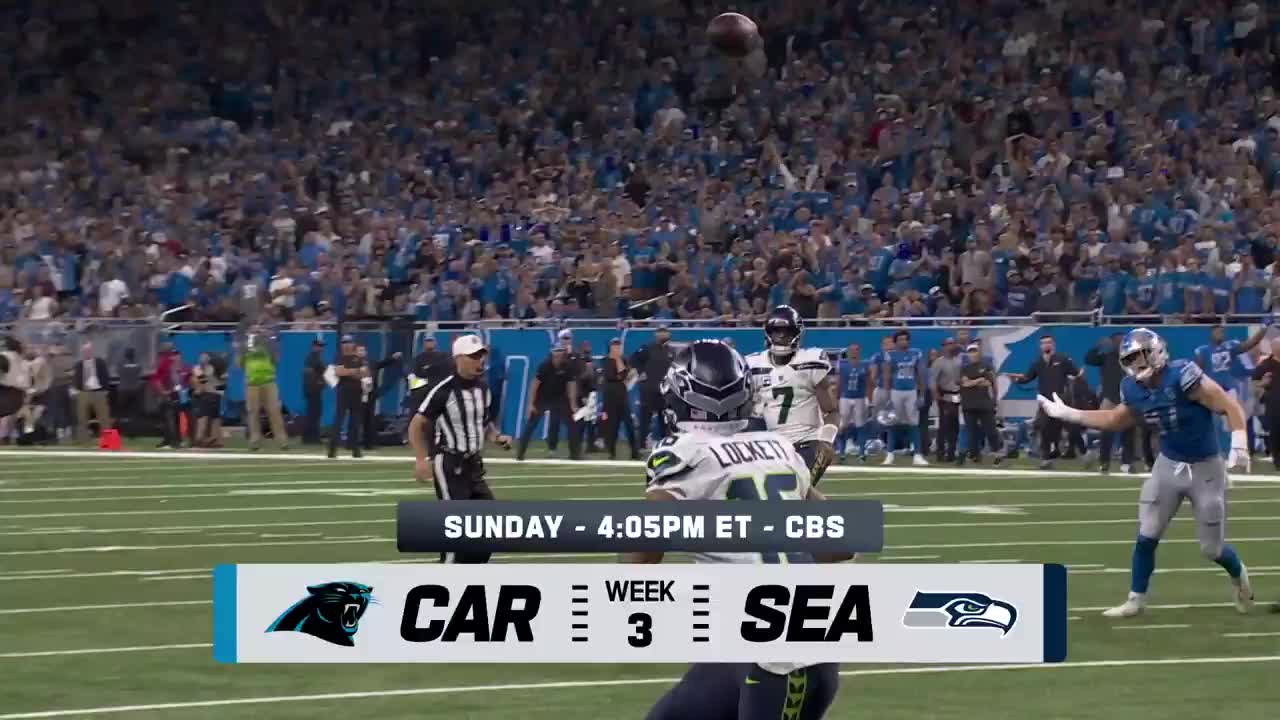 NFL Week 3 game preview: Carolina Panthers vs Seattle Seahawks