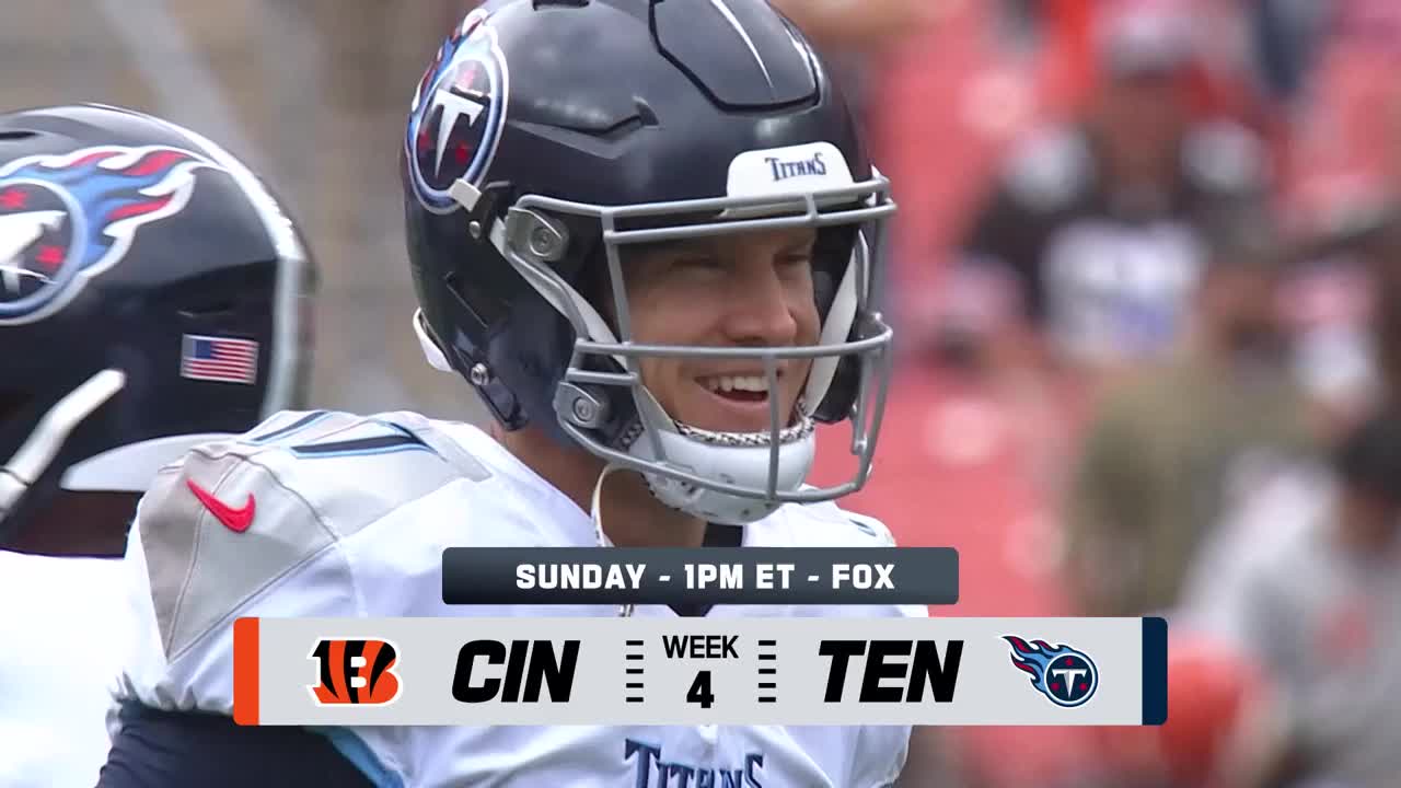 Cincinnati Bengals vs. Tennessee Titans: Week 4 Preview