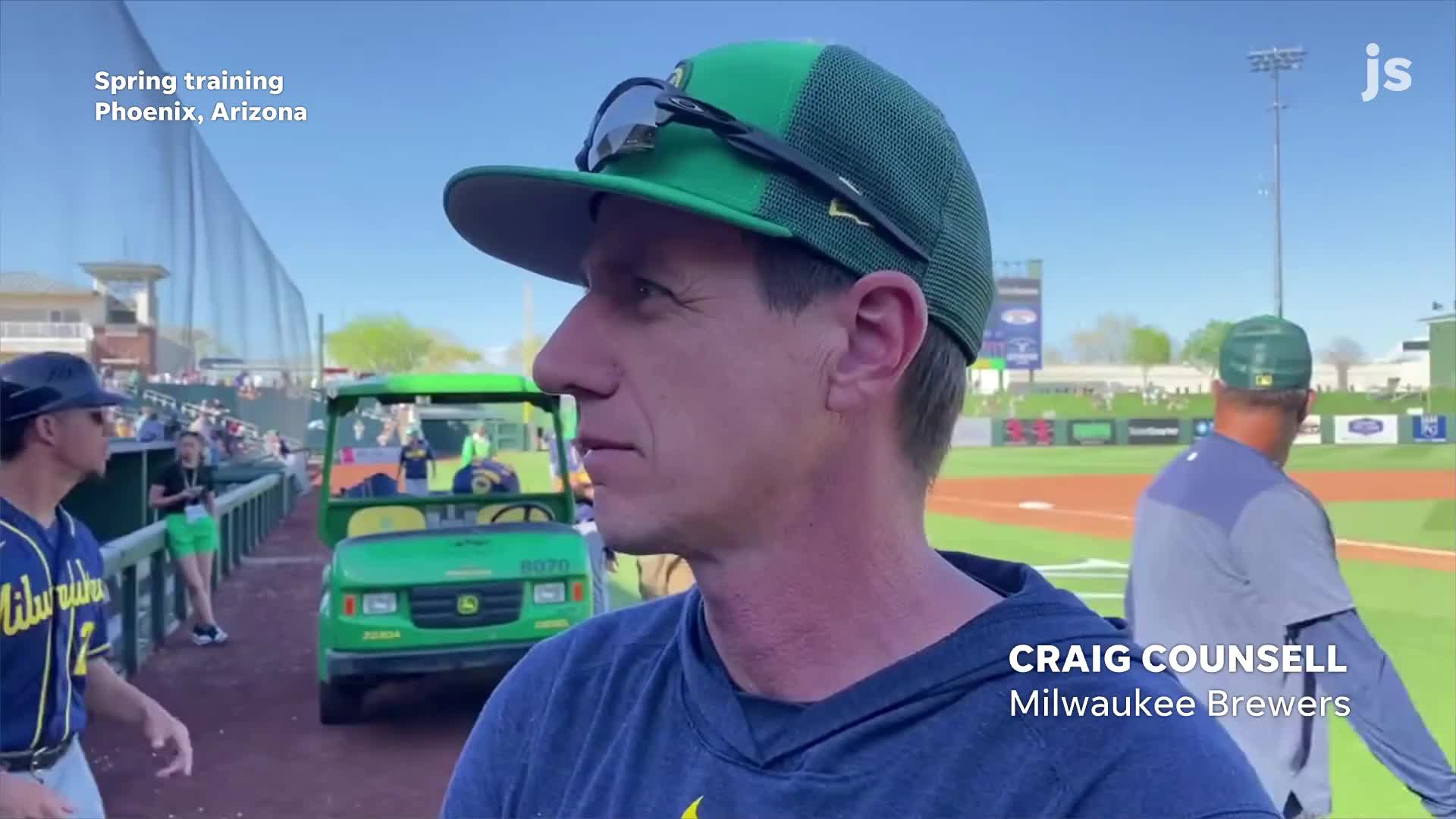 Craig Counsell on pitching during spring training