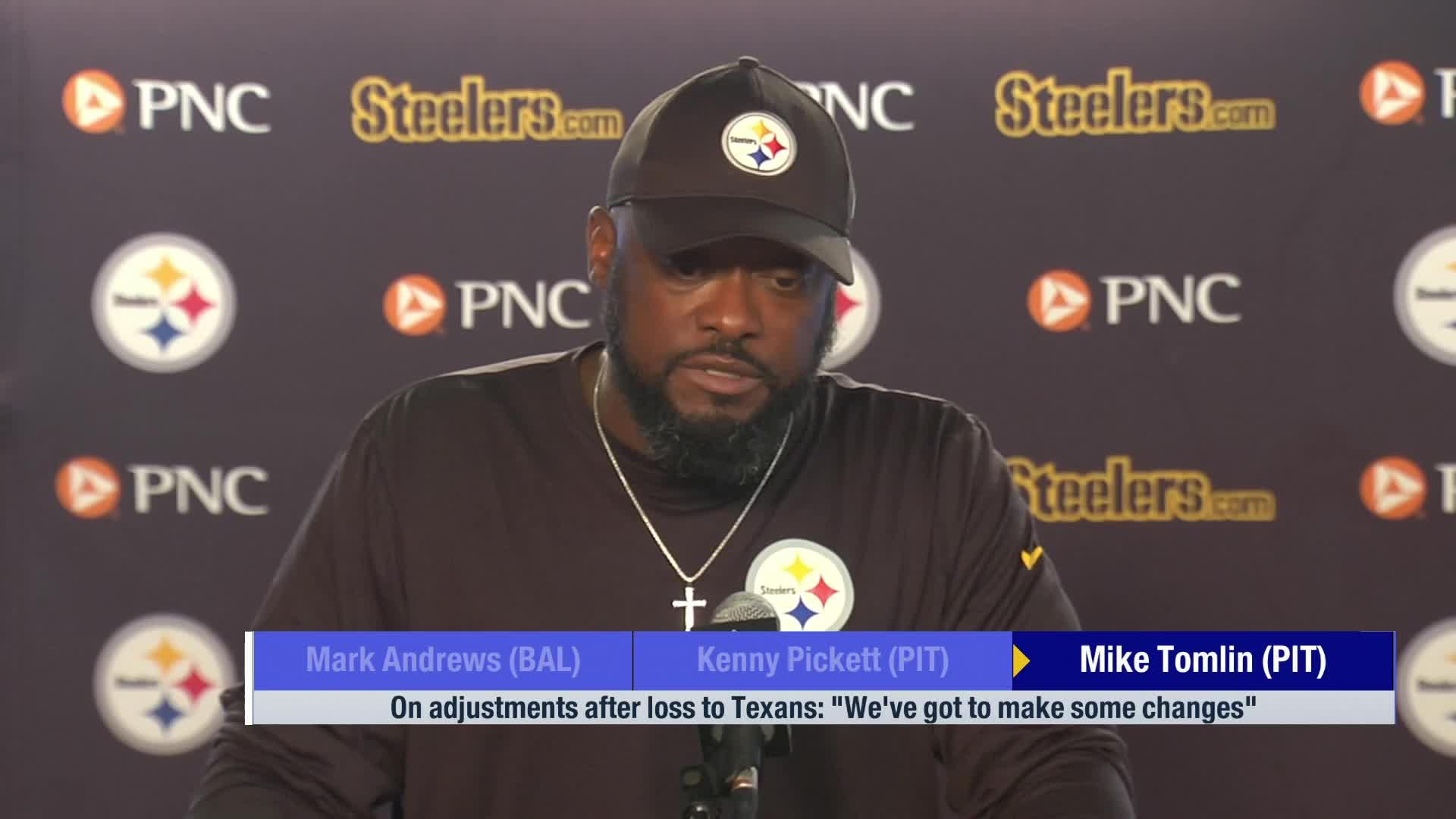 Mike Tomlin on Steelers loss to Texans: 'We've got to make some changes