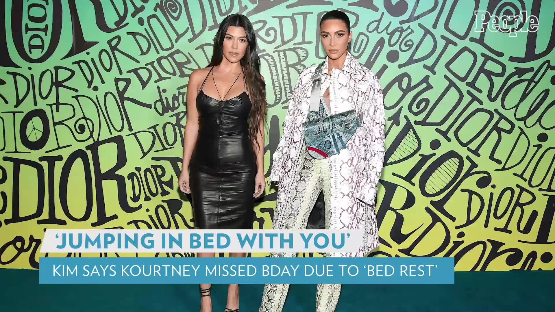 Kim Kardashian Reveals Pregnant Kourtney Kardashian Is on 'Bed Rest