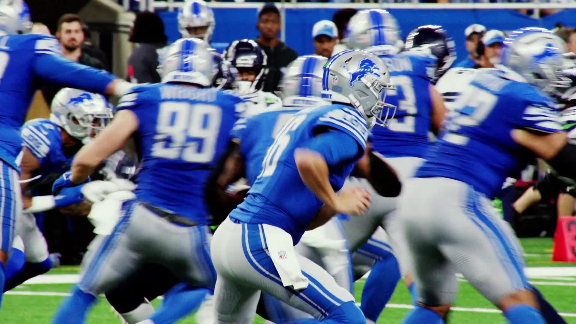 detroit lions black blue 1920×1080