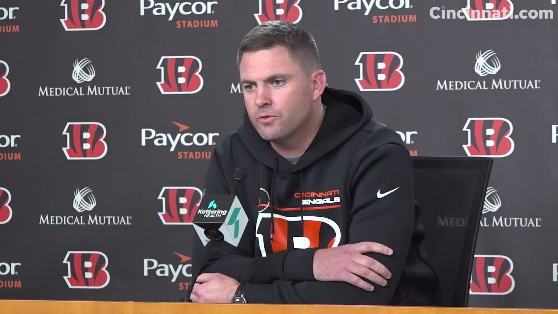 Zac Taylor holds press conference in regard to Demar Hamlin's injury