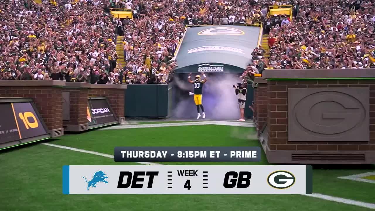 Green Bay Packers vs. Detroit Lions Week 4 game preview