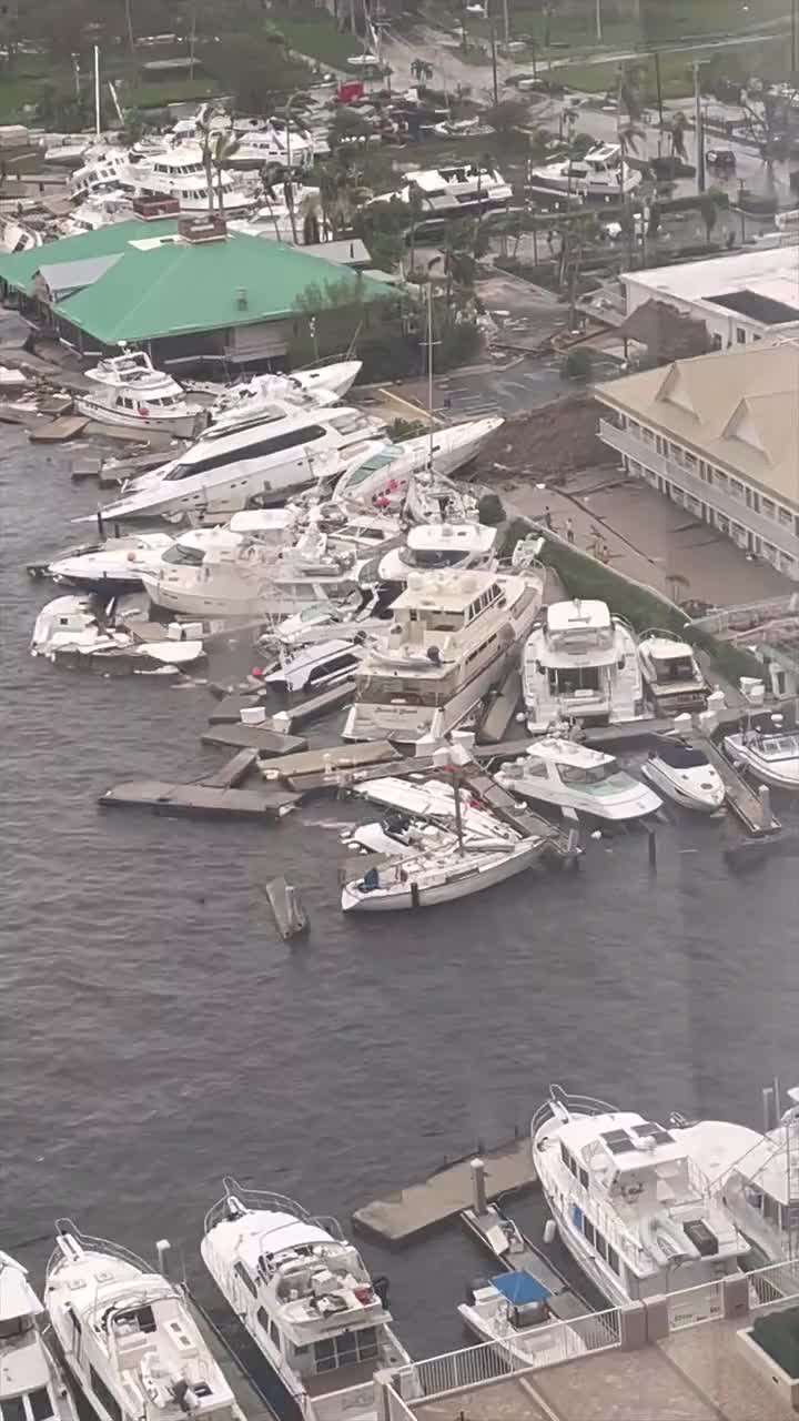 Hurricane Ian left derelict boats in its wake. That caused one marina's  business to transition from recreational to recovery. - CBS News