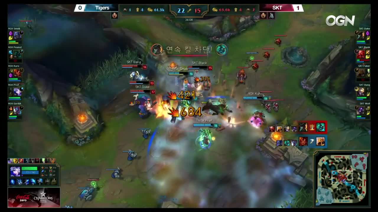 Lck Summer Week 7 Sk Telecom T1 Vs Rox Tigers Game 2