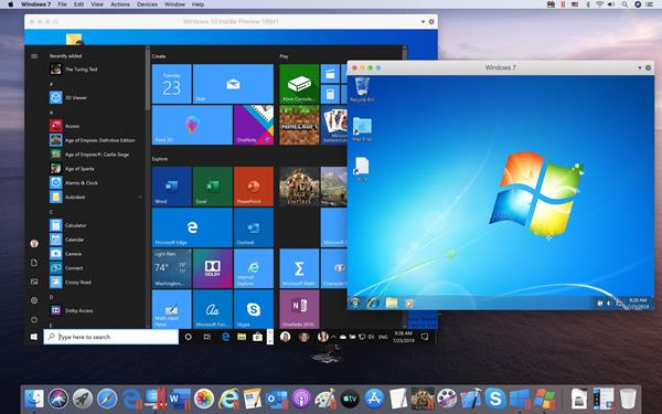 which windows version is best for mac parallels