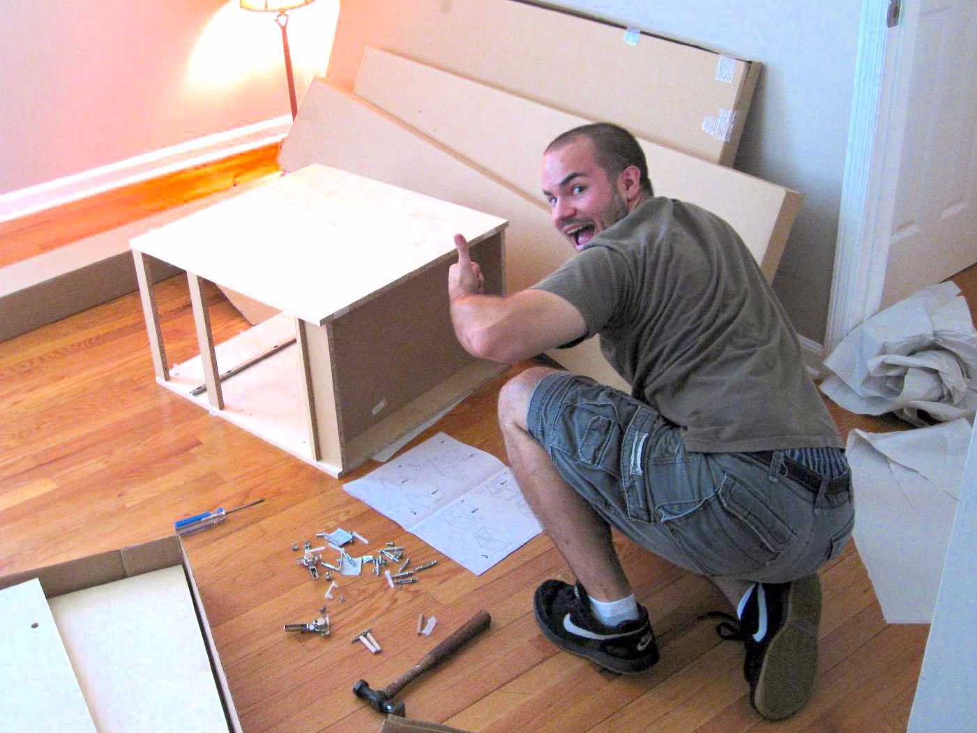 Assembling IKEA furniture is apparently a unique form of couples therapy