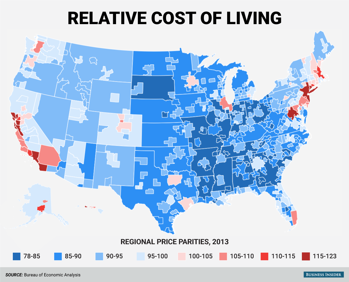 Here are the most expensive places to live in America