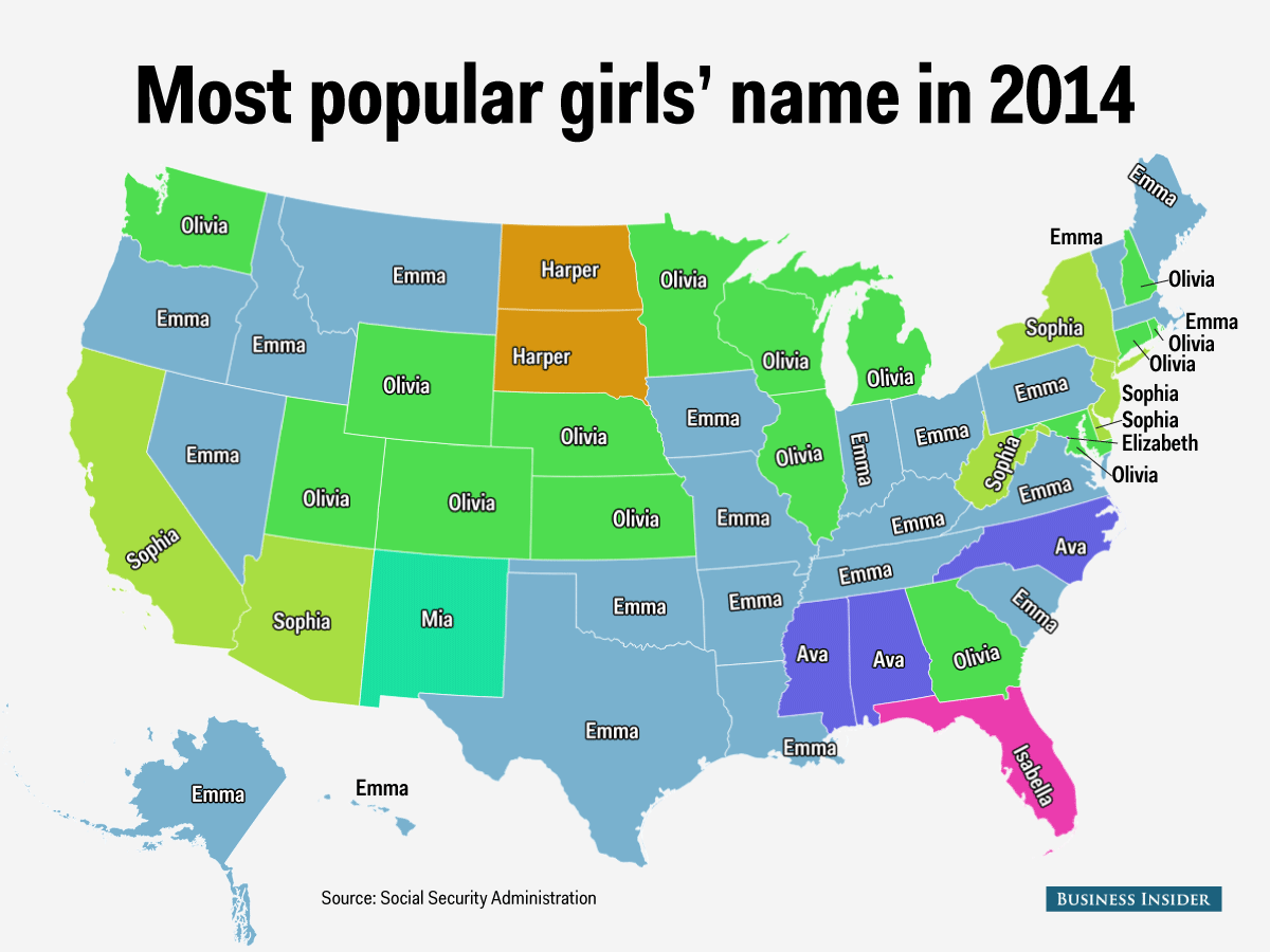 Hep names. Popular names. World popular names. Американские имена женские по Штатам. Popular names in USA.