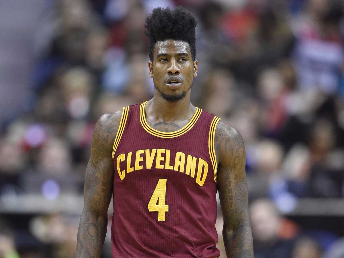 Iman Shumpert - the player the Cavaliers got from the Knicks for practicall...