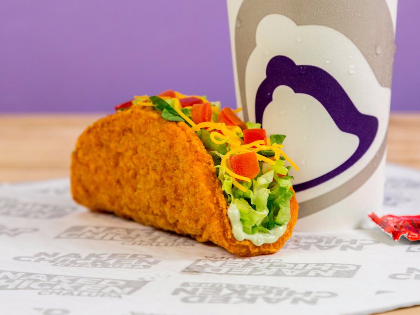 Taco Bell is debuting a Chalupa that replaces a typical taco shell...