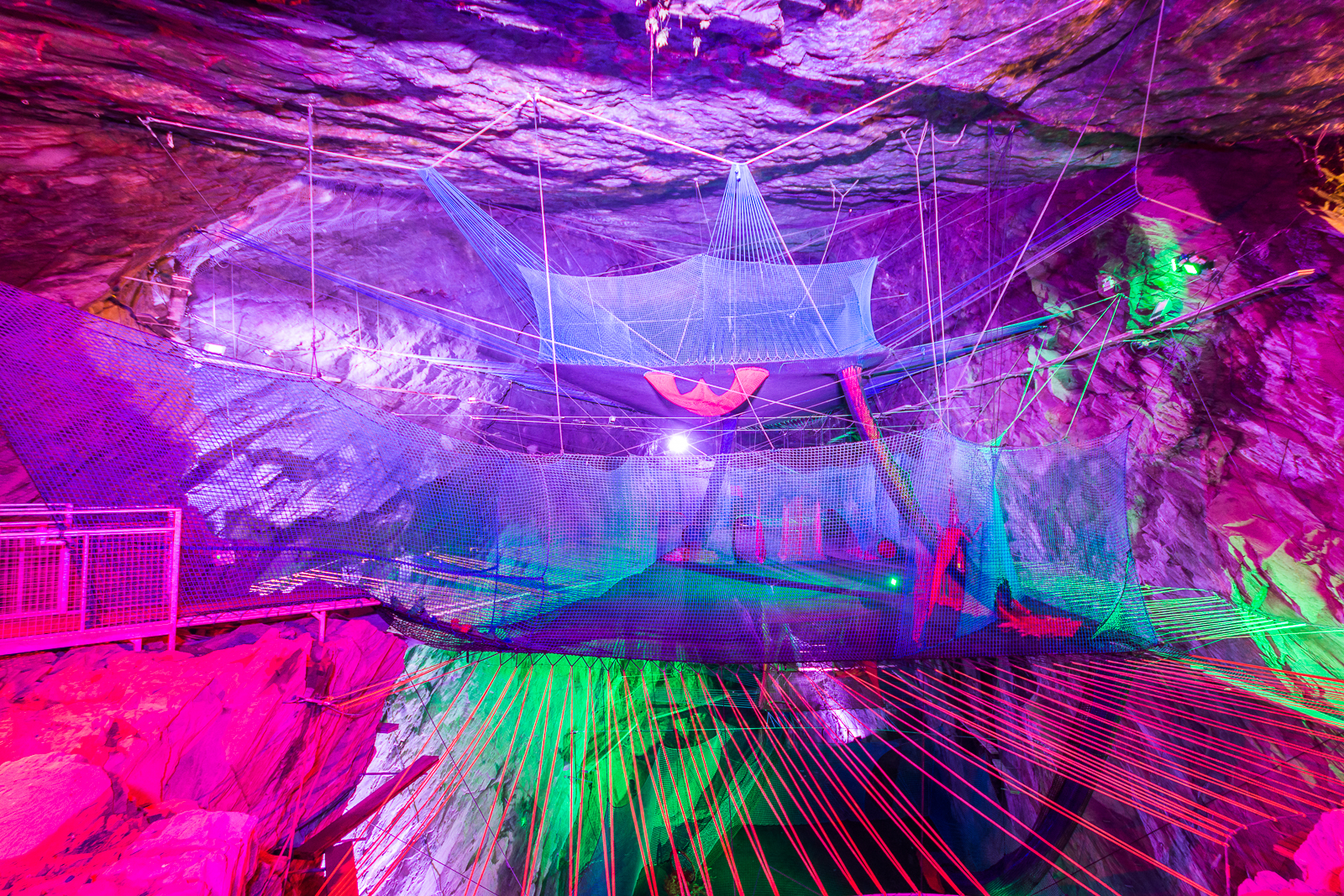 There S An Insane Trampoline Park Inside An Abandoned Mine In Wales