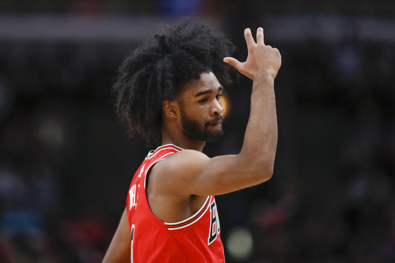 Coby White's 3-point outburst showed the promise that compelled the Bulls to select him with the No. 7 pick in the draft. (Kamil Krzaczynski/USA Today)