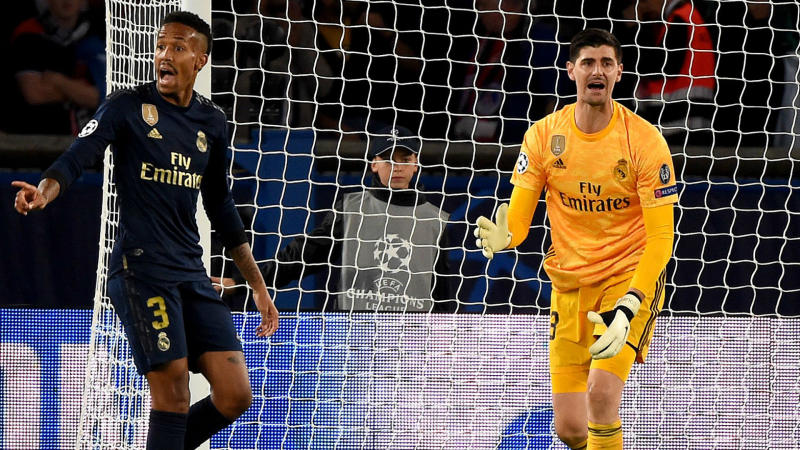 Eder Militao Thibaut Courtois Real Madrid 2019-20