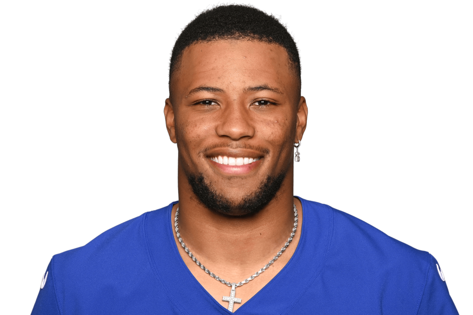 Saquon Barkley New York Giants Autographed Nike Blue Game Jersey