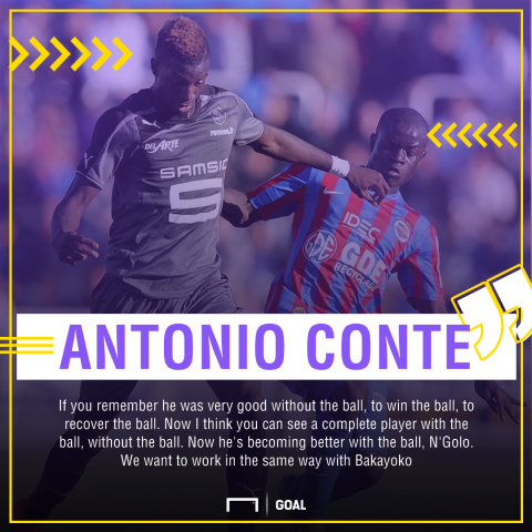 Chelsea boss Conte excited by Bakayoko potential: He'll get the Kante treatment