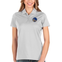 Women's Antigua White Golden State Warriors Balance Polo