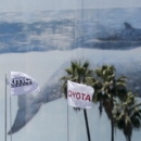 Will Power goes into a turn during a practice run for the IndyCar race at the Toyota Grand Prix of Long Beach on Friday, April 17, 2015 in Long Beach, Calif. (AP Photo/Chris Carlson)