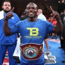 LOS ANGELES, CA - JUNE 27:  Timothy Bradley Jr. celebrates as he poses for photos after defeating Jessie Vargas in their Interim WBO World Title welterweight fight at StubHub Center on June 27, 2015 in Los Angeles, California.  Bradley won in a unanimous  decision.  (Photo by Stephen Dunn/Getty Images)