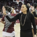 Dawn Staley fires back at Missouri AD, calling his accusations 'serious and false'