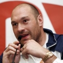 Boxing - Tyson Fury, Ricky Hatton & Naseem Hamed Press Conference - Landmark Hotel, London - 13/4/16 Tyson Fury during the press conference Action Images via Reuters / Paul Childs Livepic EDITORIAL USE ONLY