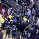 South Carolina State player conscious and stable after collapsing on the bench