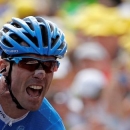 Garmin-Sharp rider David Millar of Britain reacts on the finish line as he wins the 12th stage of the 99th Tour de France cycling race between Saint-Jean-de-Maurienne and Annonay-Davezieux, July 13, 2012.  REUTERS/Jean-Paul Pelissier