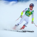 Dec 6, 2015; Lake Louise, Alberta, Canada; Mikaela Shiffrin of the United States after her run during the women's Super G race in the FIS alpine skiing World Cup at Lake Louise Ski Resort. Mandatory Credit: Sergei Belski-USA TODAY Sports