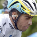 Astana rider Fabio Aru of Italy competes during the 147 Km ( 91 miles) 13th stage of the 98th Giro d'Italia (Tour of Italy) cycling race from Montecchio Maggiore to Iesolo, Italy, May 22, 2015. REUTERS/LaPresse/Fabio Ferrari
