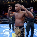 NEW YORK, NY - APRIL 11:  Peter Quillin walks around the ring after his bout with Andy Lee during the Premier Boxing Champions Middleweight bout at Barclays Center on April 11, 2015 in the Brooklyn borough of New York City.The fight was called a draw.  (Photo by Elsa/Getty Images)