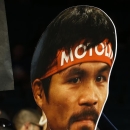 Fans cheer before the weigh-in for Floyd Mayweather Jr. and Manny Pacquiao on Friday, May 1, 2015 in Las Vegas. Filipino communities are all ready to celebrate Manny Pacquiao as he stars in the world's most anticipated boxing match which is scheduled for May 2. (AP Photo/John Locher)