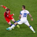 Football Soccer - Slovakia v England - EURO 2016 - Group B - Stade Geoffroy-Guichard, Saint-Etienne, France - 20/6/16 Slovakia's Juraj Kucko and England's Wayne Rooney in action REUTERS/Max Rossi