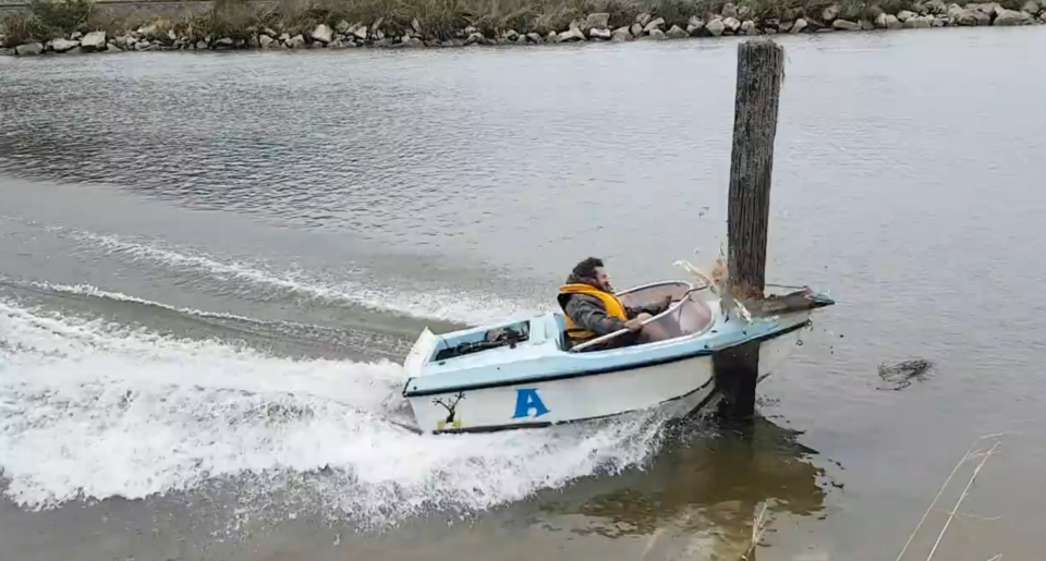 Greymouth, New Zealand high-speed front-on boat crash ...