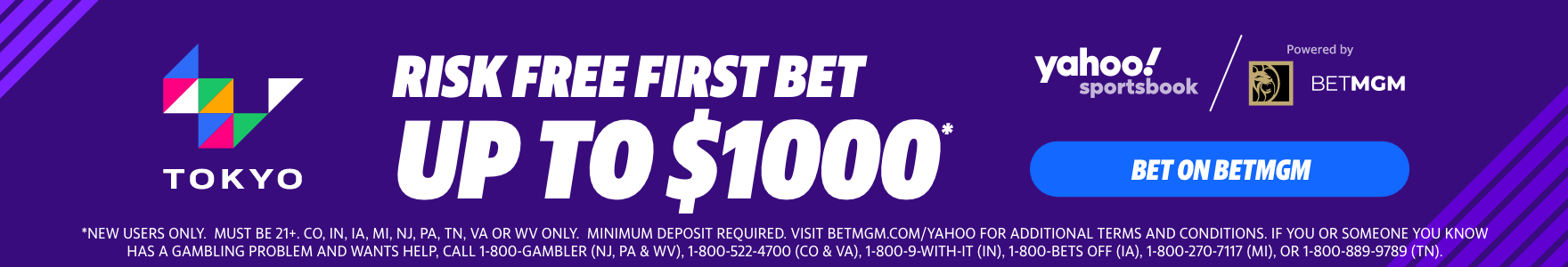 $1,000 Risk-Free first bet