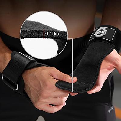 Leather Weight lifting Wrist Straps Fitness Bodybuilding Training